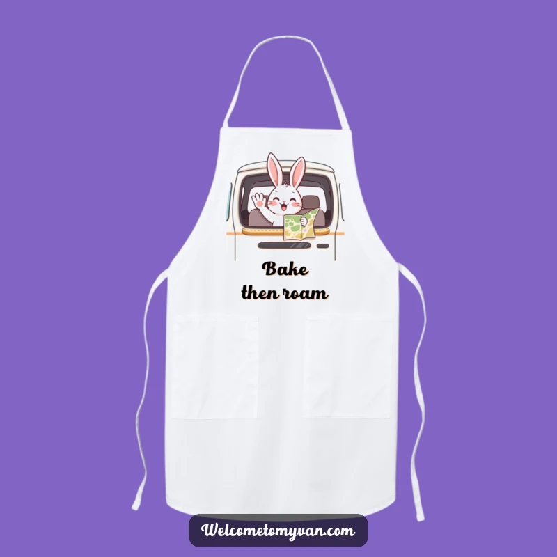 Funny Bunny Van Apron: Cook Up Fun on Your Next Adventure