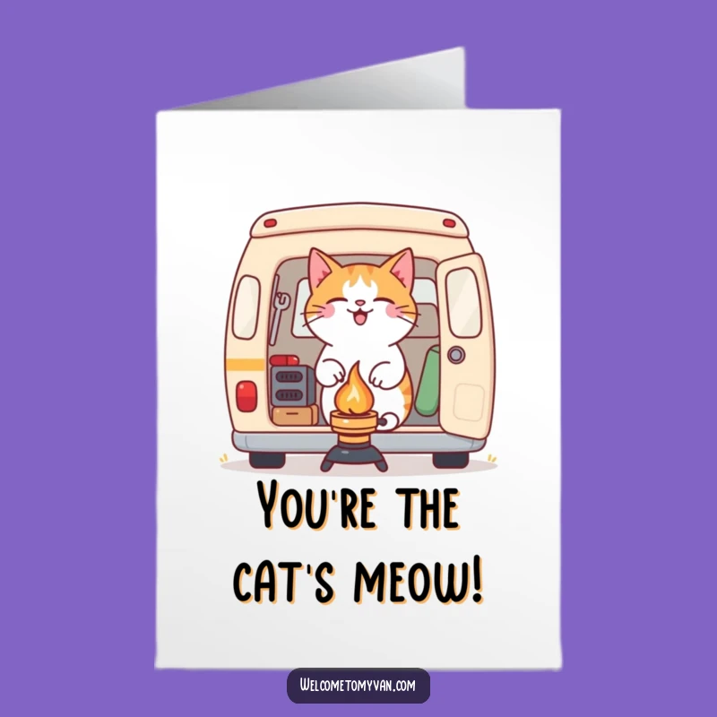 Free Printable Congrats Card: Cat Camp Adventure, Funny Congrats Downloadable Gift